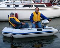 Ray and Gerry take their adventure yachting seriously !!