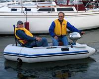 Ray and Gerry take their adventure yachting seriously !!