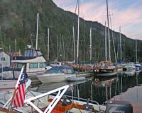 Genoa Bay as evening approaches.