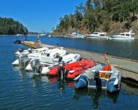 Dingy dock - floatplanes on the opposite side.