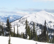 Monday, 3-8-2004  Slab avalanche activity near Kuskanax Mtn.